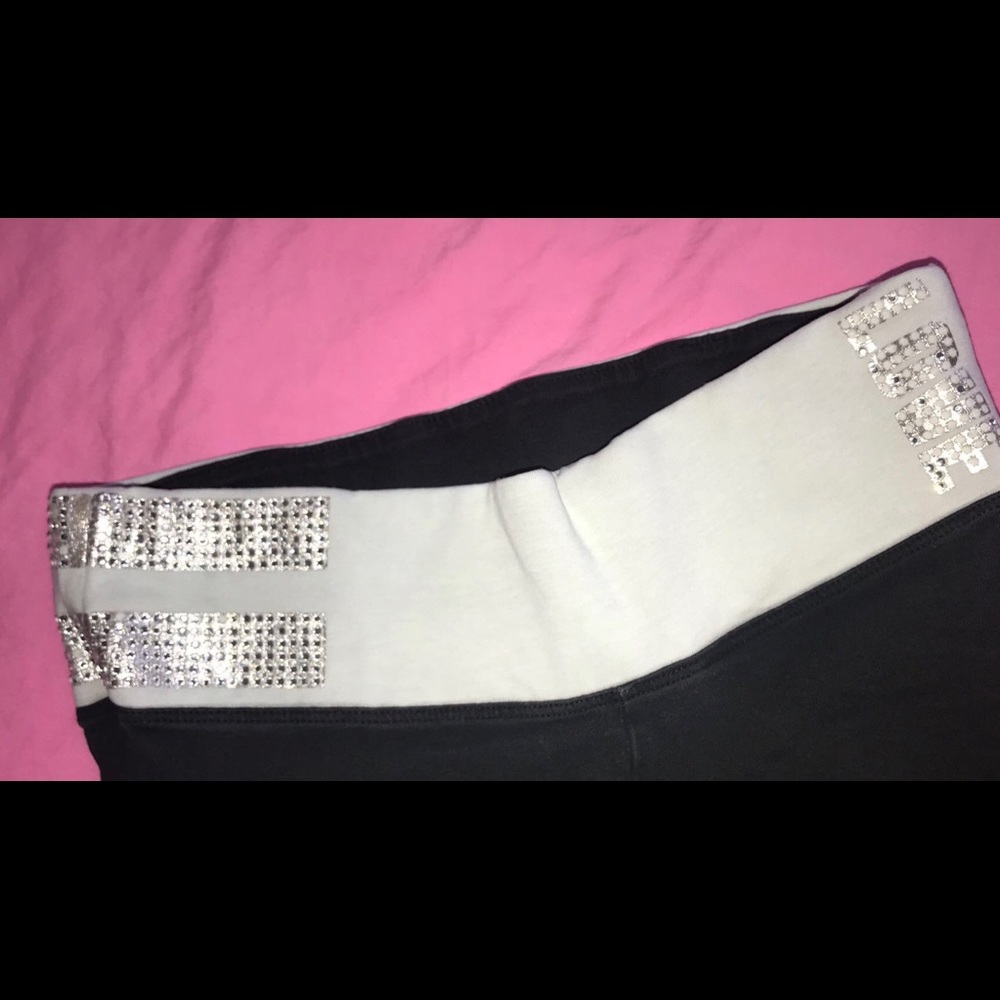 pink victoria’s secret leggings